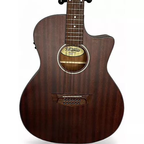 Used D'Angelico PREMIER FULTON Brown 12 String Acoustic Guitar Brown - musicians--Friend