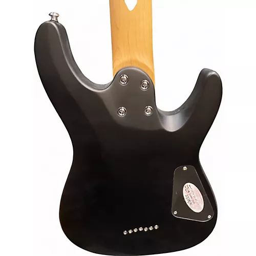 Used Schecter Guitar Research Diamond Series C7 Deluxe Flat Black Electric Guitar Flat Black - musicians--Friend