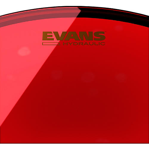 EVANS Red Hydraulic Bass Drum Head 20 in. - musicians--Friend