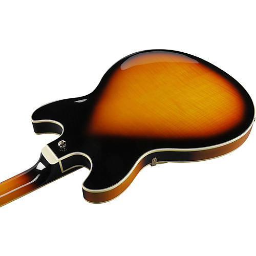 Ibanez AS113 Artstar Semi-Hollow Electric Guitar Brown Sunburst - musicians--Friend