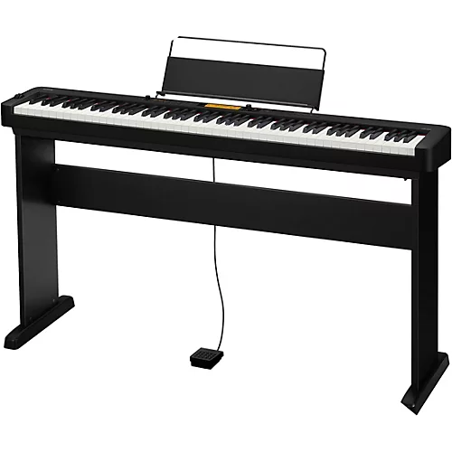 Casio CDP-S360CS Compact Digital Piano With CS-46 Matching Wooden Stand Black - musicians--Friend