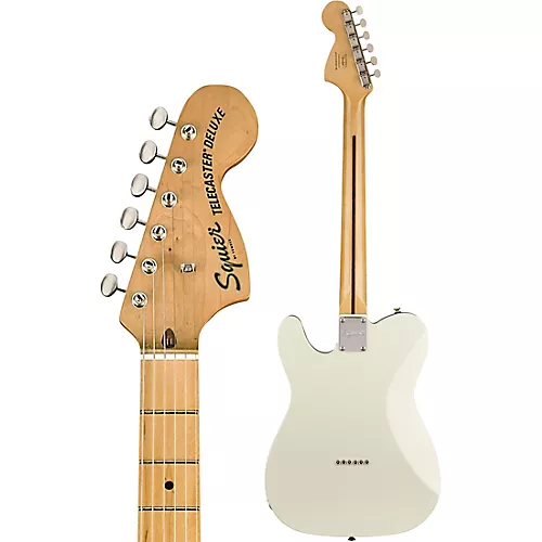 Squier Classic Vibe '70s Telecaster Deluxe Maple Fingerboard Electric Guitar Olympic White - musicians--Friend