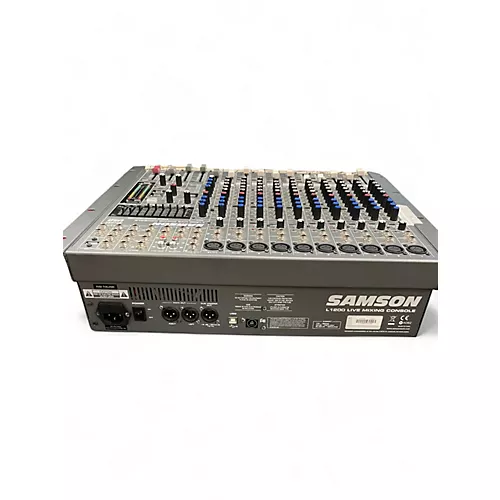 Used Samson L1200 LIVE MIXING CONSOLE Powered Mixer - musicians--Friend