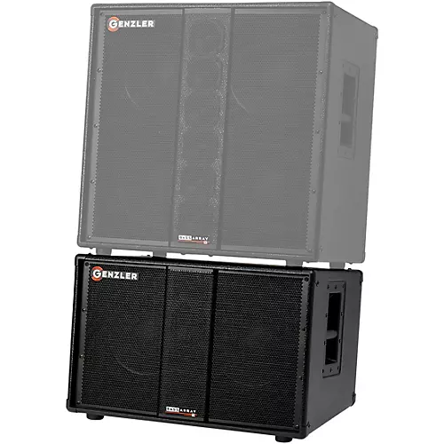 GENZLER AMPLIFICATION BA2-210-3SLT Slant 2x10 Line Array Bass Speaker Cabinet Black - musicians--Friend