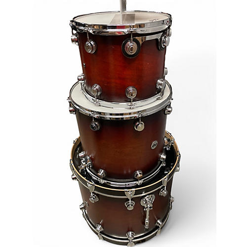 Used DW 3 Piece Collector's Series TABACCO BURST Drum Kit TABACCO BURST - musicians--Friend