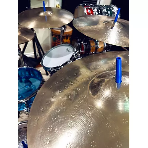 No Nuts Cymbal Sleeves 3-Pack Yellow - musicians--Friend