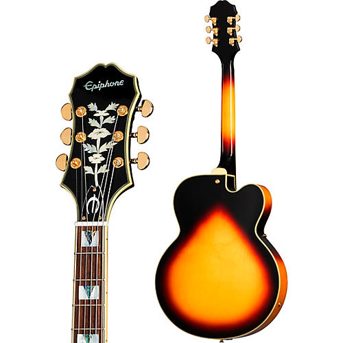 Epiphone Broadway Left-Handed Hollowbody Electric Guitar Wine Red - musicians--Friend