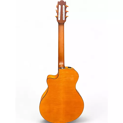 Used Yamaha NTX900FM Natural Classical Acoustic Electric Guitar Natural - musicians--Friend