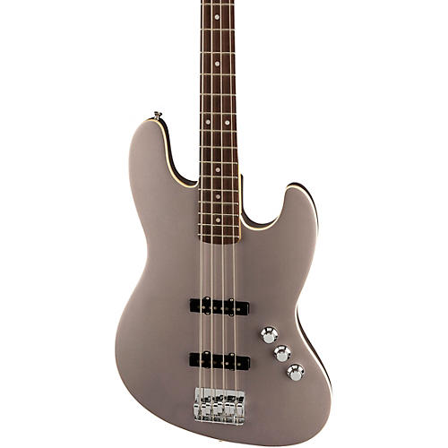 Fender Aerodyne Special Jazz Bass With Rosewood Fingerboard Dolphin Gray Metallic - musicians--Friend