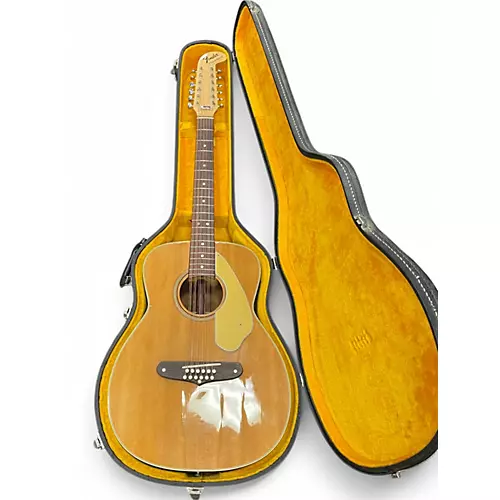 Used 1969 Fender villager 12 Natural 12 String Acoustic Guitar Natural - musicians--Friend