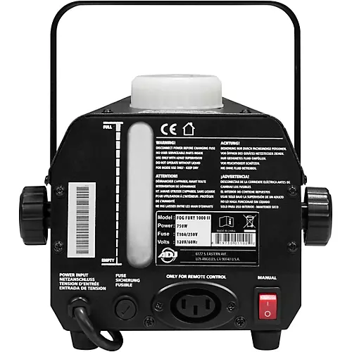 American DJ Fog Fury 1000 II Fogger Black - musicians--Friend