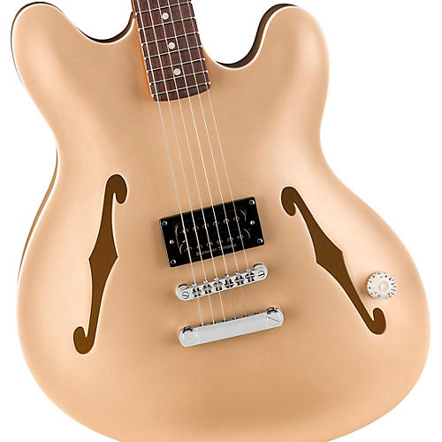 Fender Tom DeLonge Starcaster Electric Guitar Satin Shell Pink - musicians--Friend