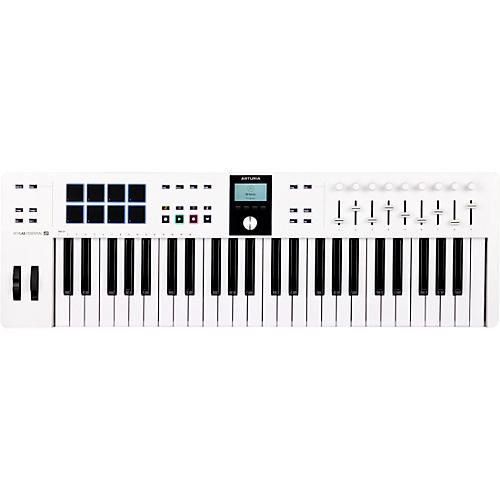 Arturia KeyLab Essential 49 mk3 Keyboard Controller With Universal Sustain Pedal Black - musicians--Friend