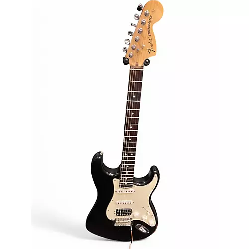 Used Fender American Special Stratocaster Black Solid Body Electric Guitar Black - musicians--Friend