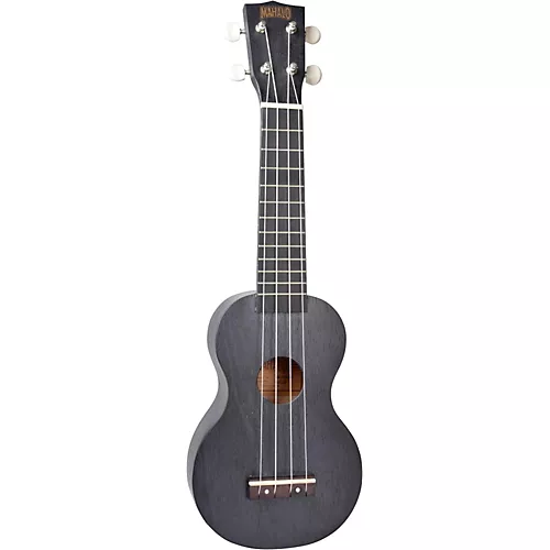Mahalo Kahiko Plus Series Soprano Ukulele Black - musicians--Friend