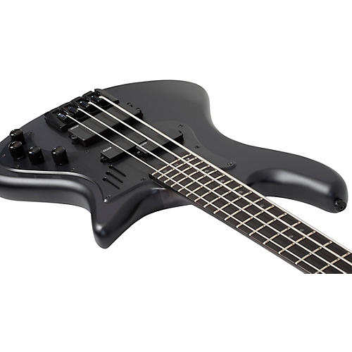 Schecter Guitar Research Stiletto-4 Stealth Pro EX Satin Black - musicians--Friend