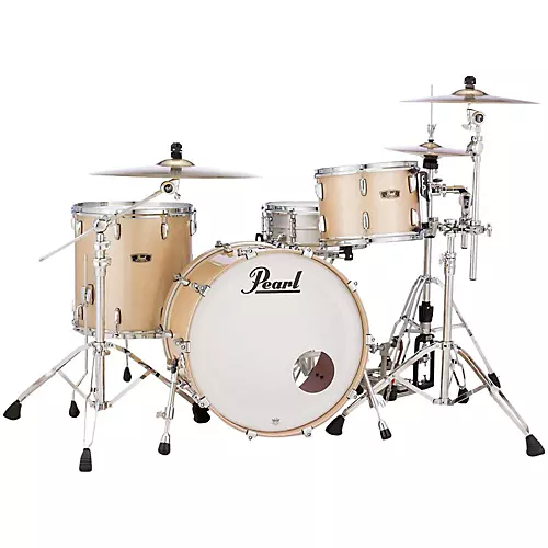 Open-Box Pearl Vintage Hybrid Wood Fiberglass Series 3-Piece Shell Pack with 22 in. Bass Drum Condition 1 - Mint Platinum Mist - musicians--Friend