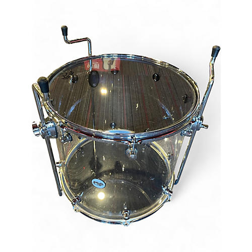 Used DW 8 Piece Design Series Acrylic Clear Drum Kit Clear - musicians--Friend