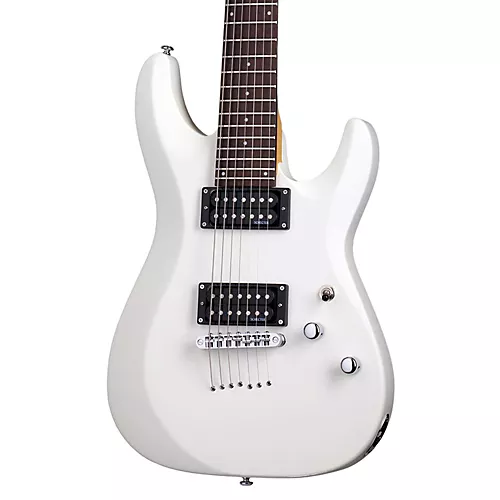 Schecter Guitar Research C-7 Deluxe Seven-String Electric Guitar Satin Black - musicians--Friend