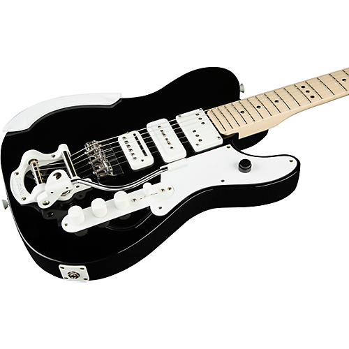 Fender Jack White Triplecaster Telecaster Electric Guitar Black - musicians--Friend