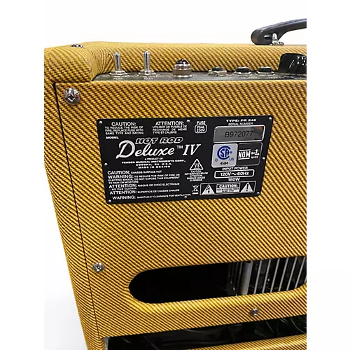 Used Fender Hot Rod Deluxe IV 40W 1x12 Tube Guitar Combo Amp - musicians--Friend