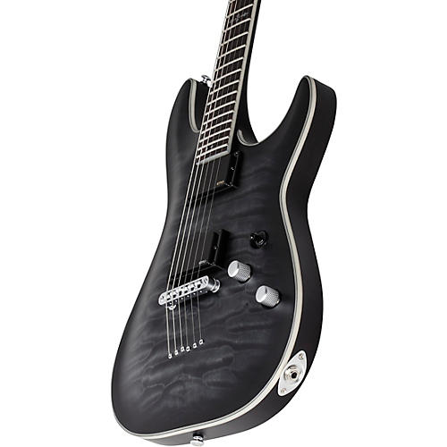 Schecter Guitar Research C-1 Platinum Electric Guitar Satin Purple Burst - musicians--Friend