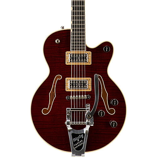 Gretsch Guitars G6659TFM Players Edition Broadkaster Jr. Center Block Bigsby Semi-Hollow Electric Guitar Bourbon Stain - musicians--Friend