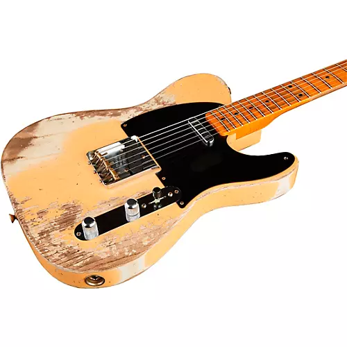 Fender Custom Shop Limited-Edition '53 Telecaster Super Heavy Relic Electric Guitar Aged Nocaster Blonde - musicians--Friend