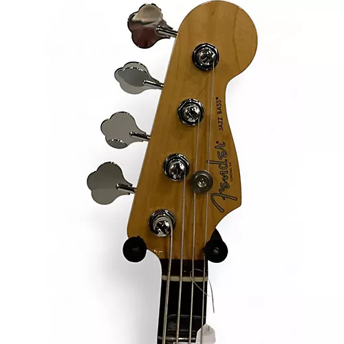 Used 2017 Fender American Professional Jazz Bass Black Electric Bass Guitar Black - musicians--Friend