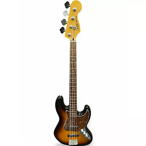 Used Squier Vintage Modified Jazz Bass 3 Tone Sunburst Electric Bass Guitar 3 Tone Sunburst - musicians--Friend