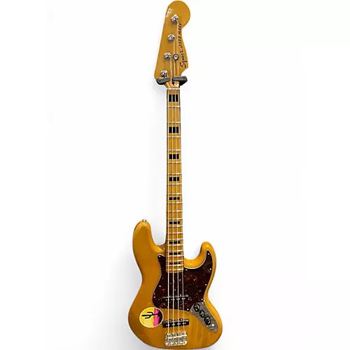 Used Squier Classic Vibe 70s Jazz Bass Natural Electric Bass Guitar Natural - musicians--Friend