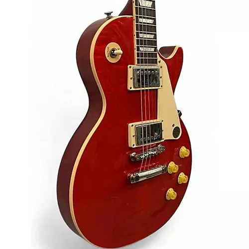 Used Gibson Les Paul Standard 1960S Neck Cherry Solid Body Electric Guitar Cherry - musicians--Friend