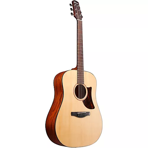 Ibanez AAD100 Advanced Acoustic Solid Top Dreadnought Guitar Open Pore Satin Natural - musicians--Friend