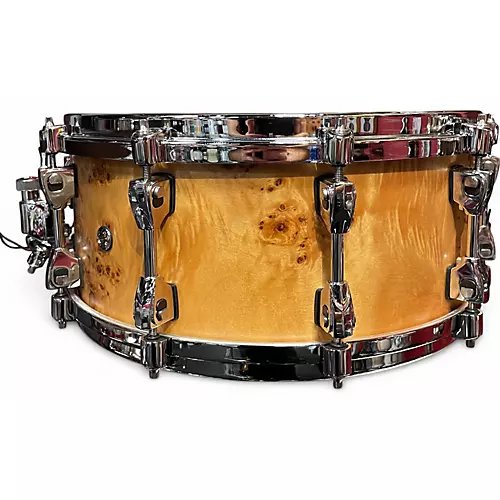 Used TAMA 6X14 Starphonic Snare Mappa Burl Drum Mappa Burl 13 - musicians--Friend