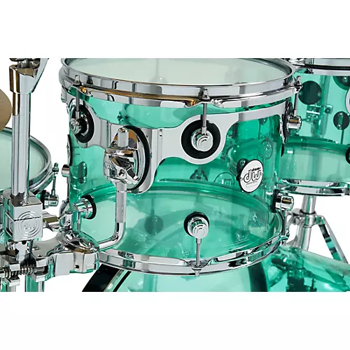 Open-Box Design Series Acrylic 5-Piece Shell Pack With Chrome Hardware Condition 1 - Mint  Sea Glass - musicians--Friend