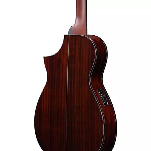 Ibanez AEWC32FM Thinline Acoustic-Electric Guitar Dark Green Sunset Fade - musicians--Friend
