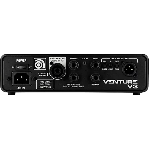 Ampeg Venture V3 Bass Amp Head - musicians--Friend