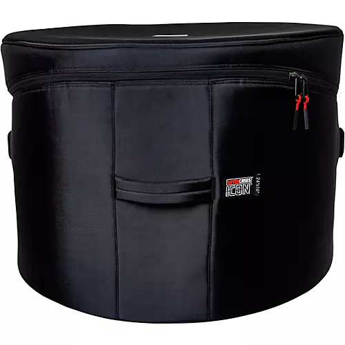 Gator Icon Bass Drum Bag 18 x 16 in. Black - musicians--Friend