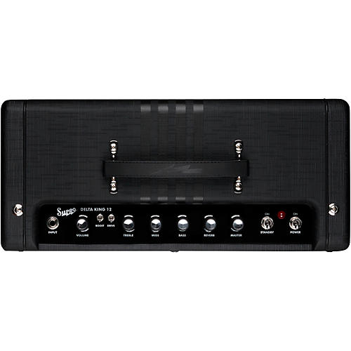 Supro 1822 Delta King 12 15W 1x12 Tube Guitar Amp Black - musicians--Friend