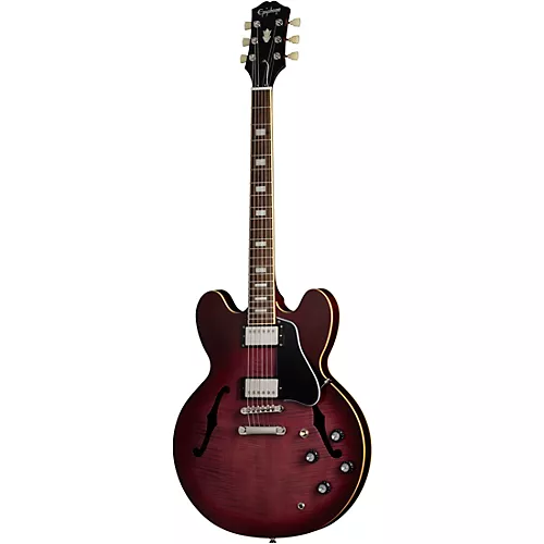 Epiphone ES-335 Figured Limited-Edition Semi-Hollow Electric Guitar Raspberry Burst - musicians--Friend