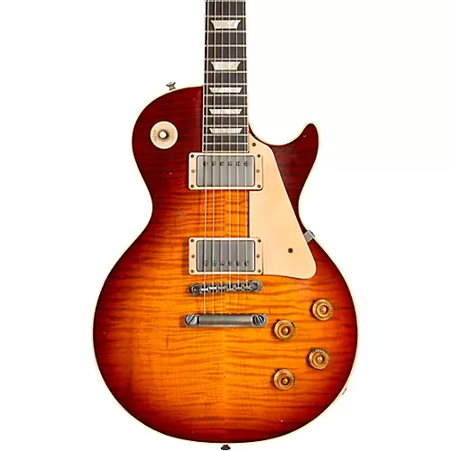 Gibson Custom 1959 Les Paul Standard Reissue Limited Edition Murphy Lab with Brazilian Rosewood Fingerboard Electric Guitar Tom's Lemon - musicians--Friend