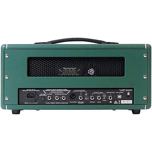 Blackstar St. James Jared James Nichols 50W Tube Guitar Head British Racing Green - musicians--Friend