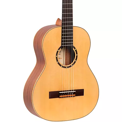 Ortega Family Series R121L-1/2 Classical Guitar Natural Matte 1/2 Size - musicians--Friend