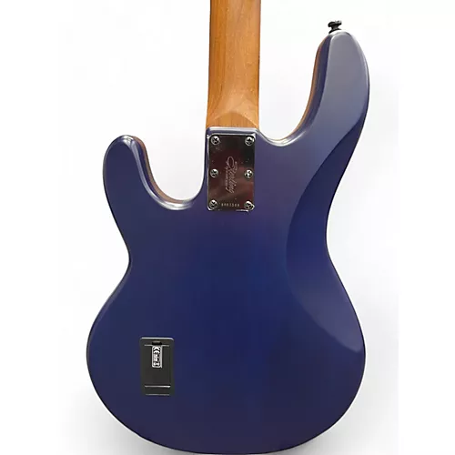 Used 2024 Sterling by Music Man Ray34 Neptune Blue Satin Electric Bass Guitar Neptune Blue Satin - musicians--Friend
