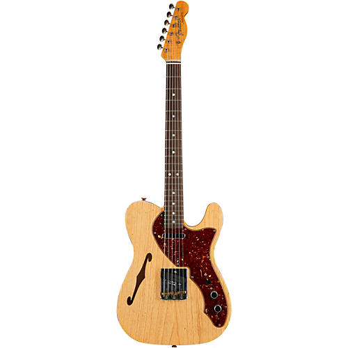 Fender Custom Shop '60s Telecaster Thinline Journeyman Relic Limited-Edition Electric Guitar Aged Natural - musicians--Friend