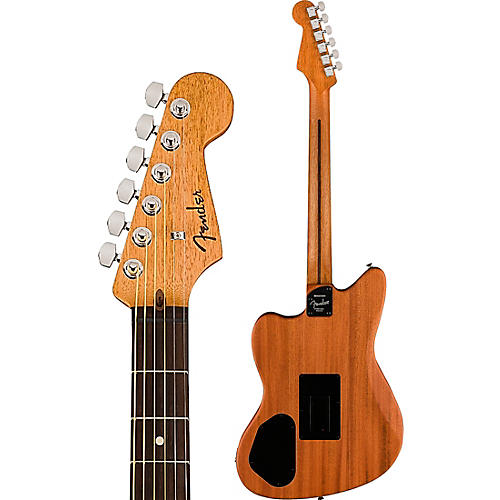 Fender Acoustasonic Player Jazzmaster Sitka Spruce-Mahogany Acoustic-Electric Guitar Ice Blue - musicians--Friend