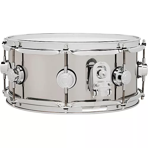 DW Collector's Series Stainless Steel Snare Drum 14 x 4.5 in. - musicians--Friend