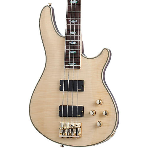 Schecter Guitar Research Omen Extreme-4 Electric Bass Gloss Natural - musicians--Friend
