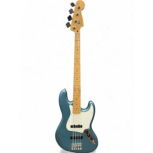 Used Fender Player Jazz Bass Blue Electric Bass Guitar Blue - musicians--Friend