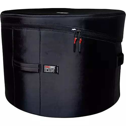 Gator Icon Bass Drum Bag 18 x 16 in. Black - musicians--Friend